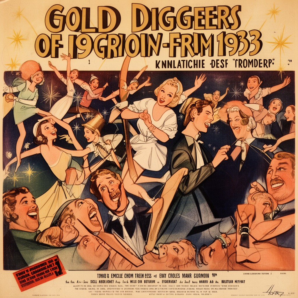 AI-generated illustration of Gold Diggers of 1933