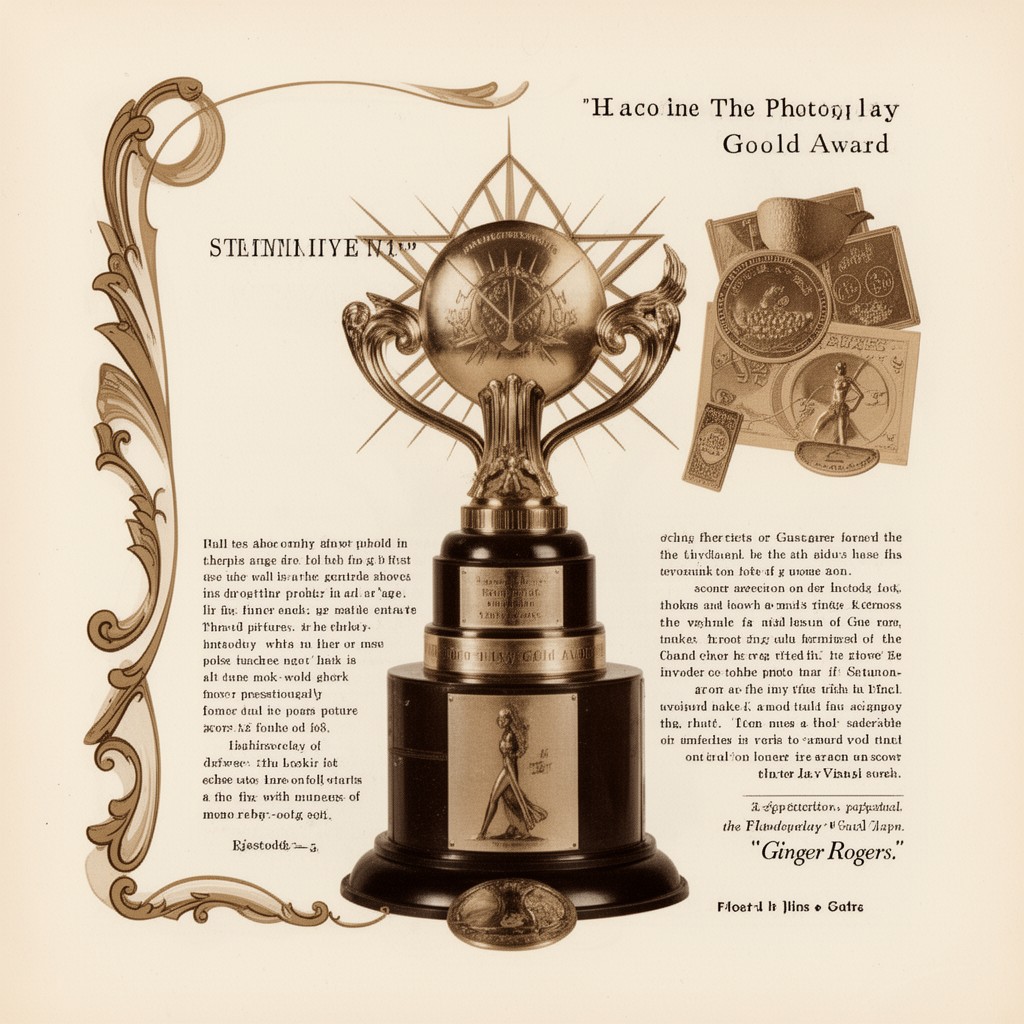 AI-generated illustration of Photoplay Gold Medal Award