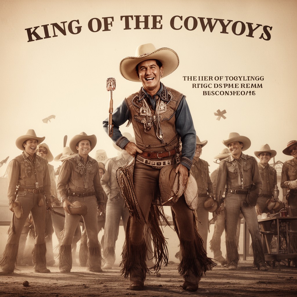 AI-generated illustration of King of the Cowboys