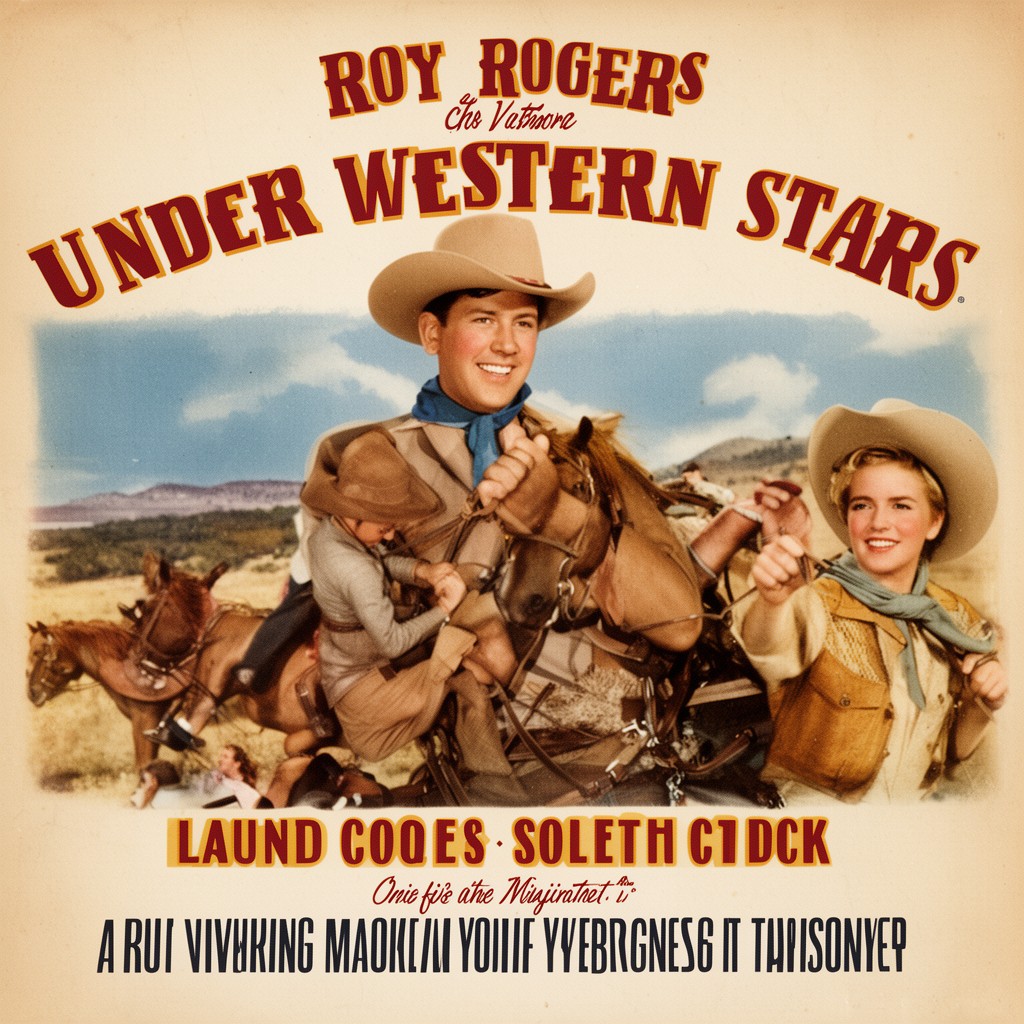 AI-generated illustration of Under Western Stars