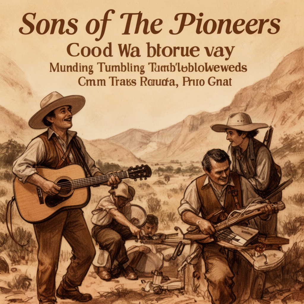 AI-generated illustration of Sons of the Pioneers