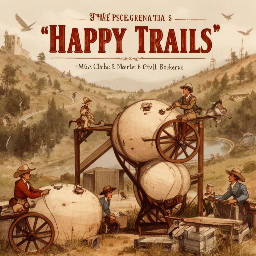 AI-generated illustration of Happy Trails