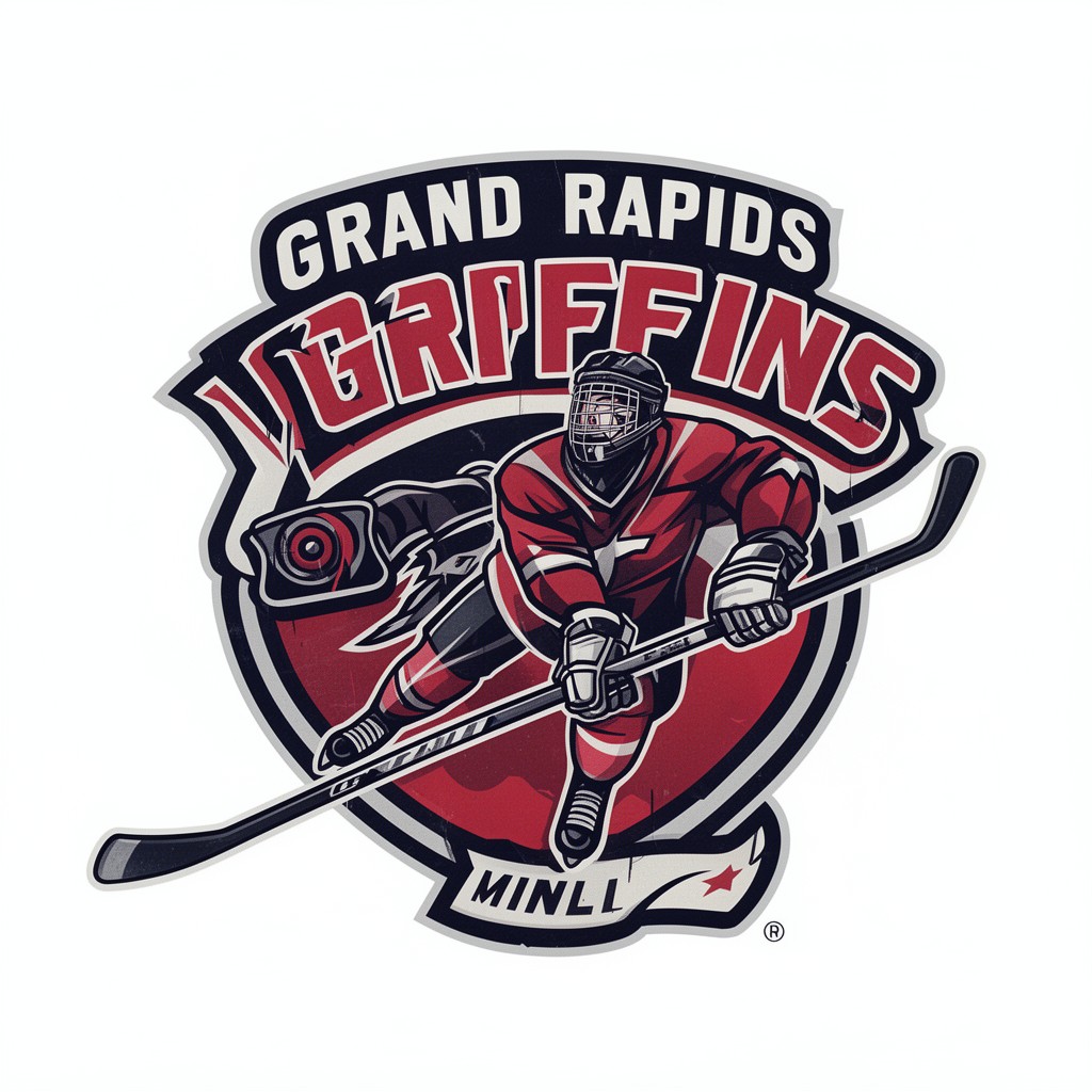 AI-generated illustration of Grand Rapids Griffins