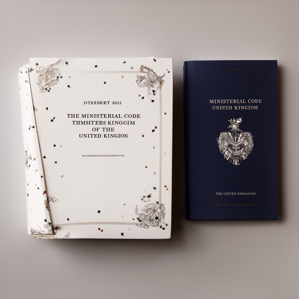 AI-generated illustration of Ministerial Code of the United Kingdom