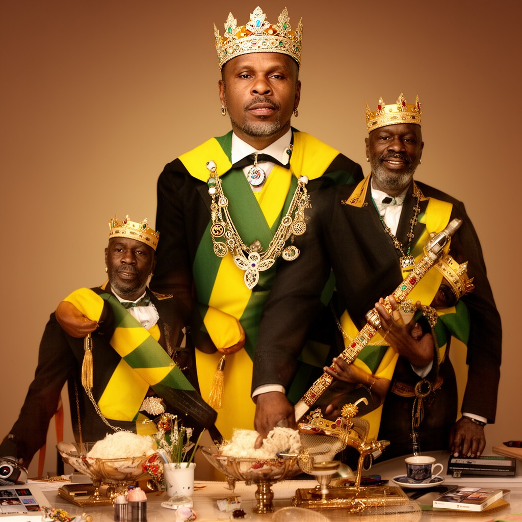 AI-generated illustration of King of Jamaica