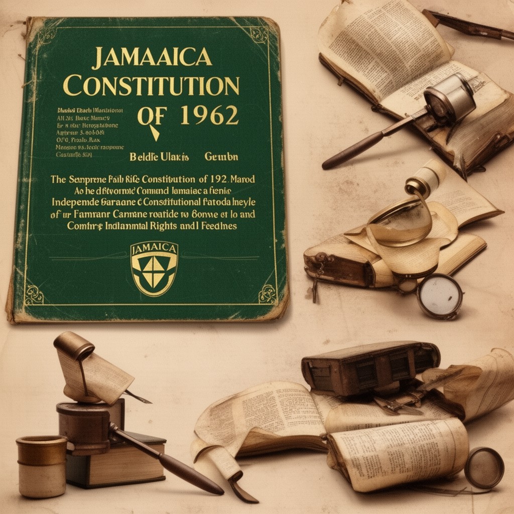 AI-generated illustration of Jamaican Constitution of 1962