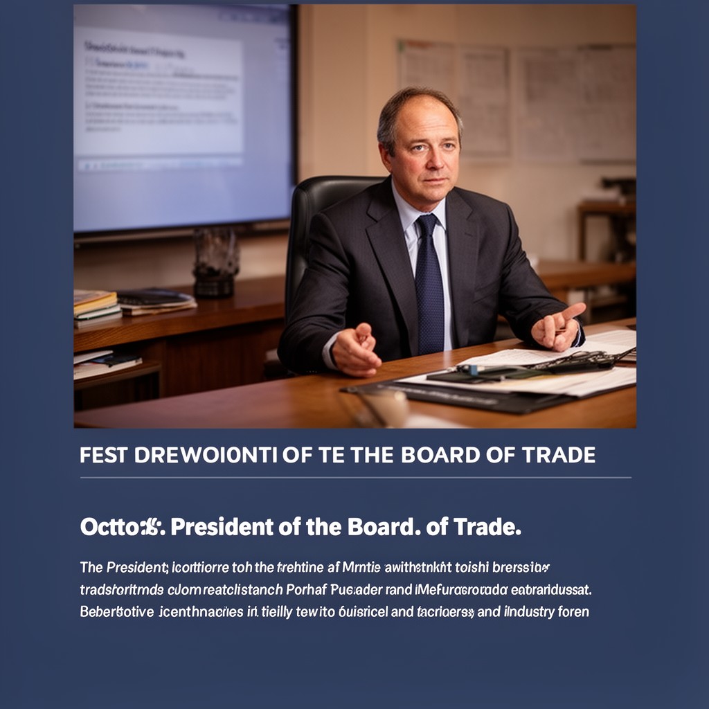 AI-generated illustration of President of the Board of Trade