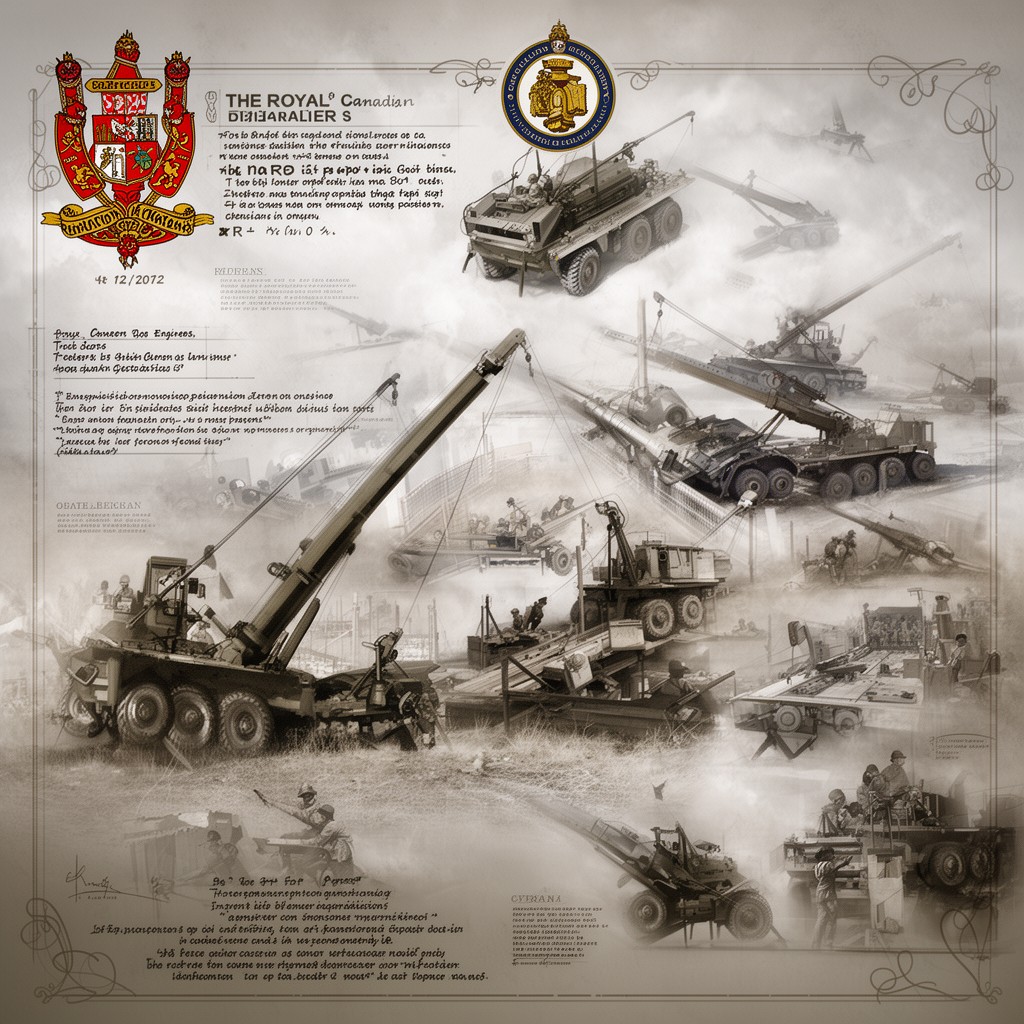 AI-generated illustration of Royal Canadian Engineers