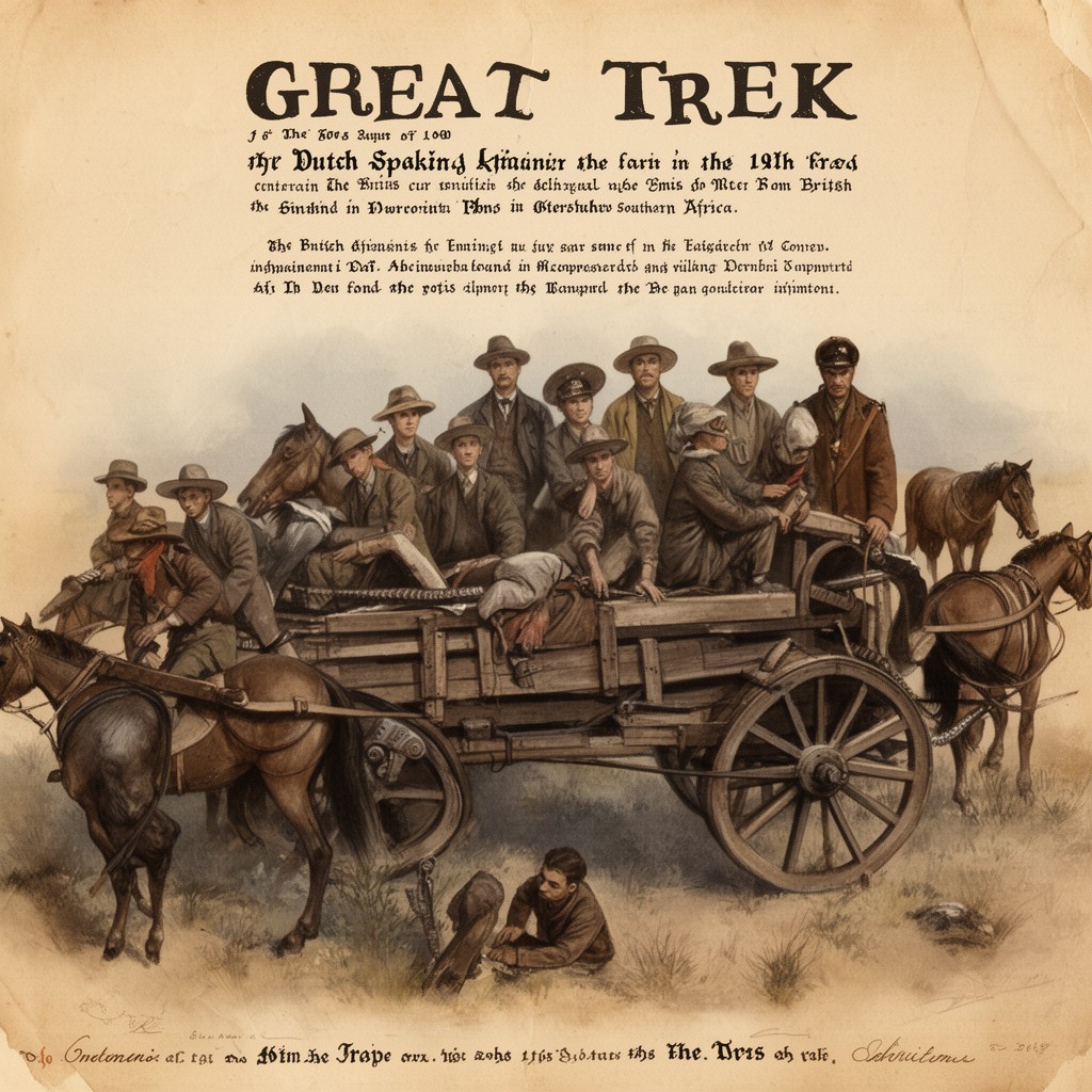 AI-generated illustration of Great Trek
