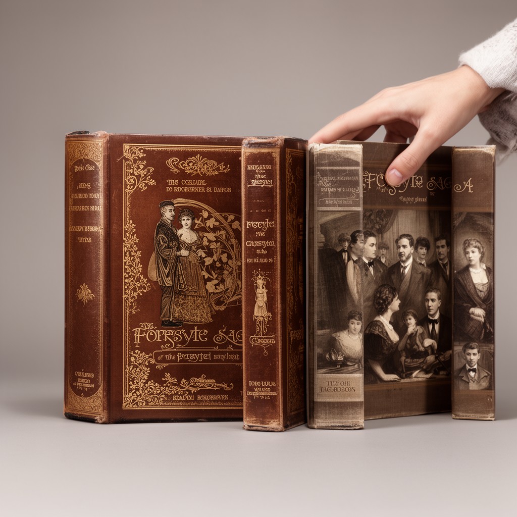 AI-generated illustration of The Forsyte Saga