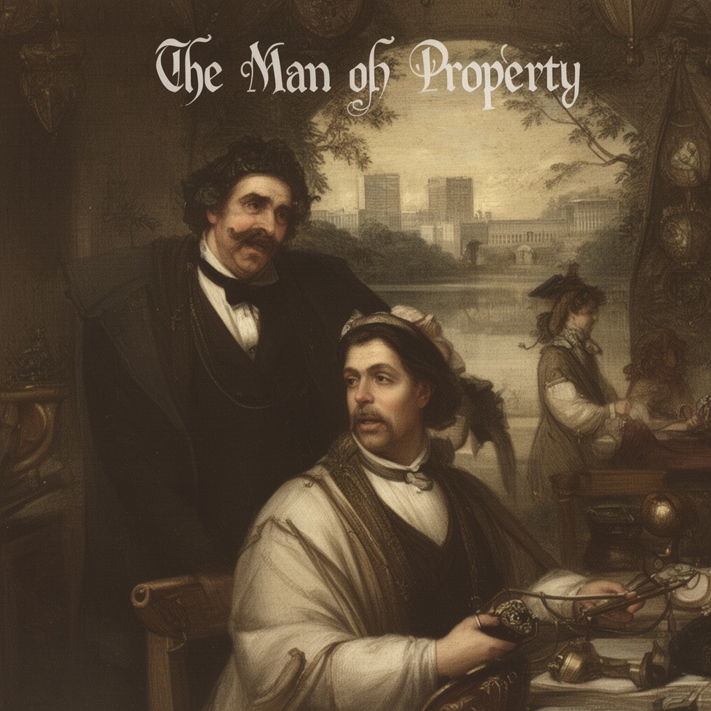 AI-generated illustration of The Man of Property