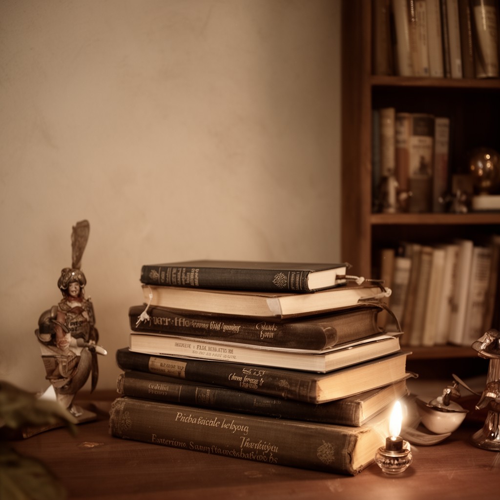 AI-generated illustration of Literature