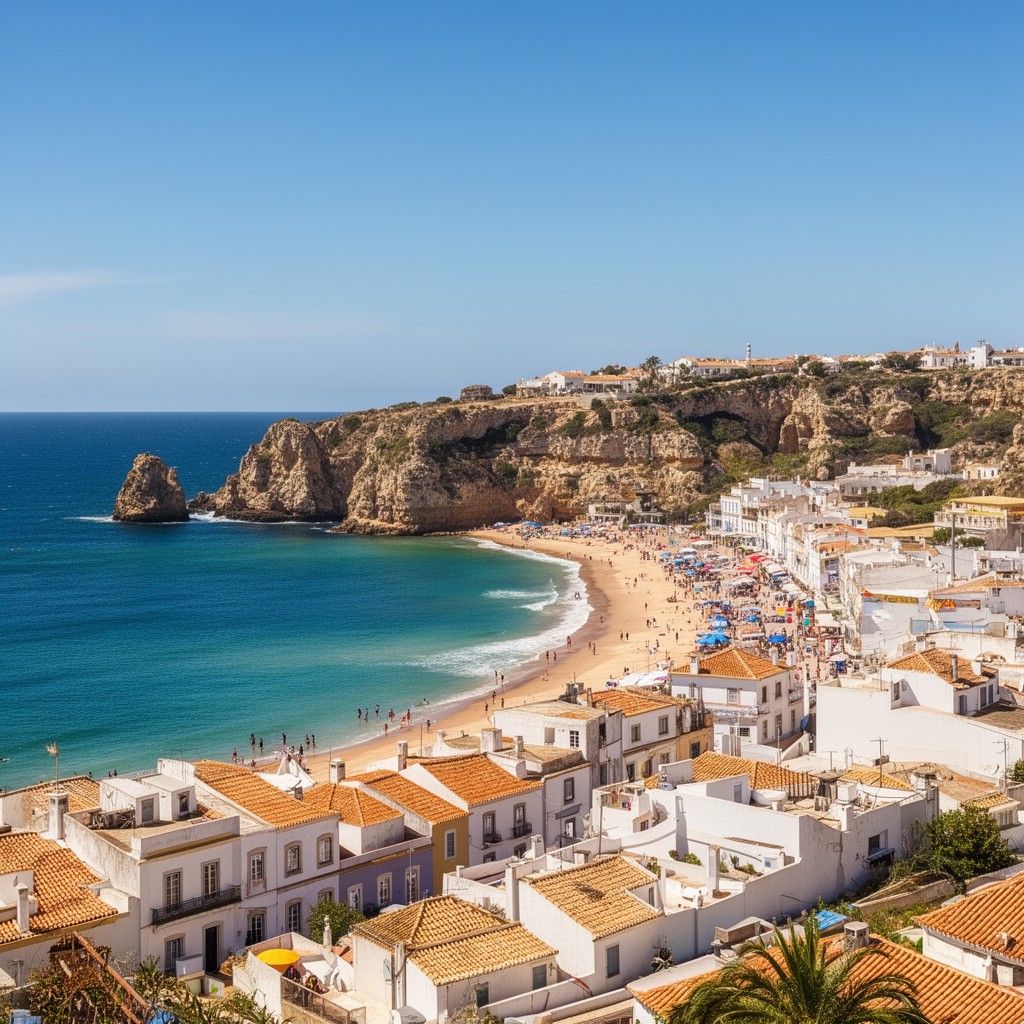 AI-generated illustration of Albufeira