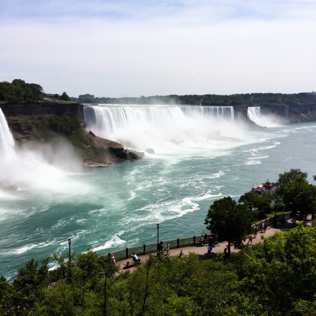 AI-generated illustration of Niagara River