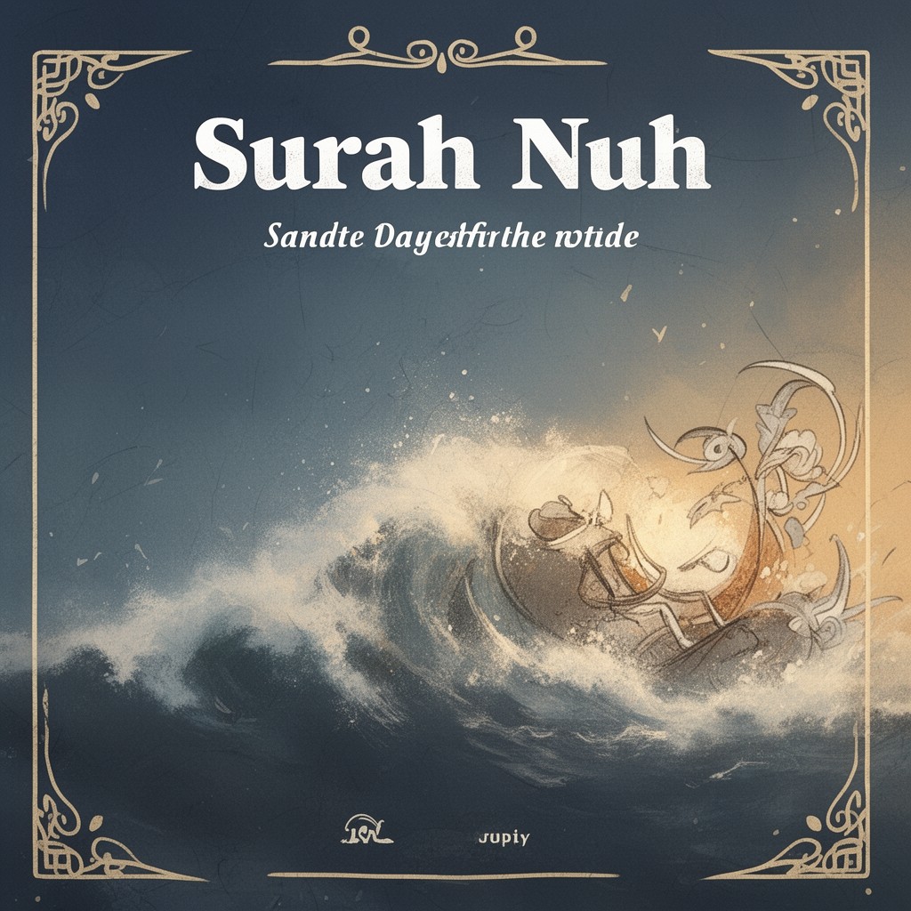 AI-generated illustration of Surah Nuh