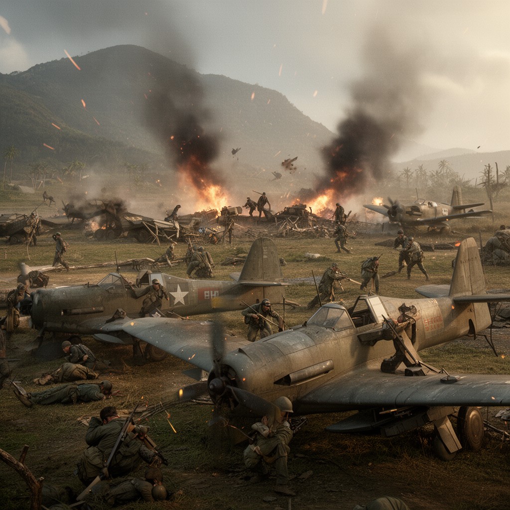 AI-generated illustration of Battle for Henderson Field