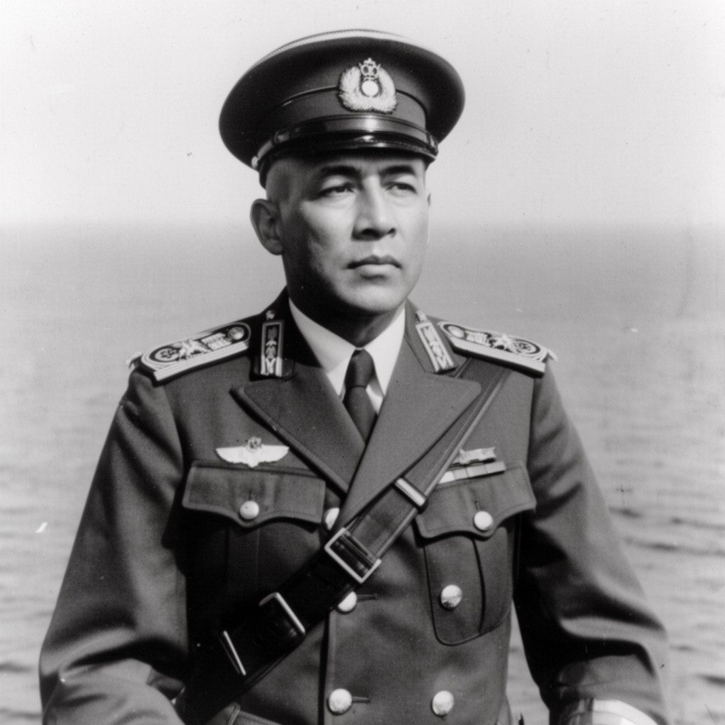 AI-generated illustration of Takeo Takagi