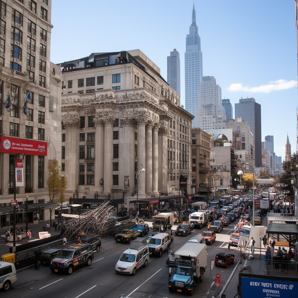 AI-generated illustration of New York Landmarks Conservancy