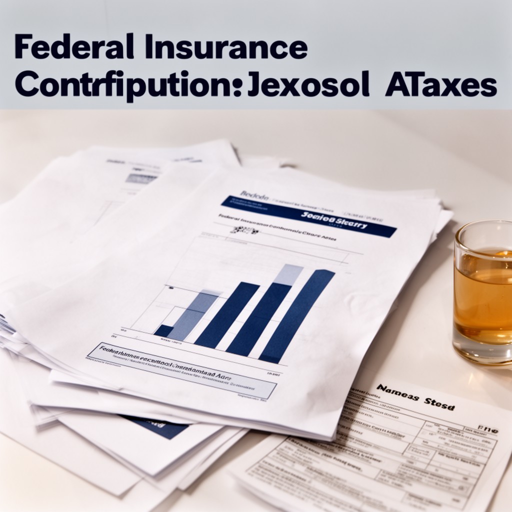 AI-generated illustration of Federal Insurance Contributions Act taxes