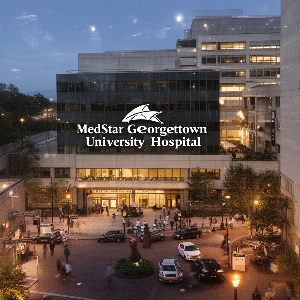 AI-generated illustration of MedStar Georgetown University Hospital