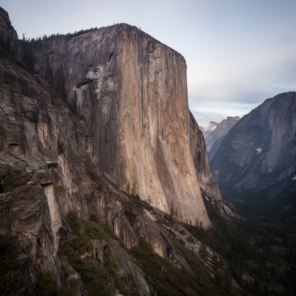 AI-generated illustration of The Dawn Wall