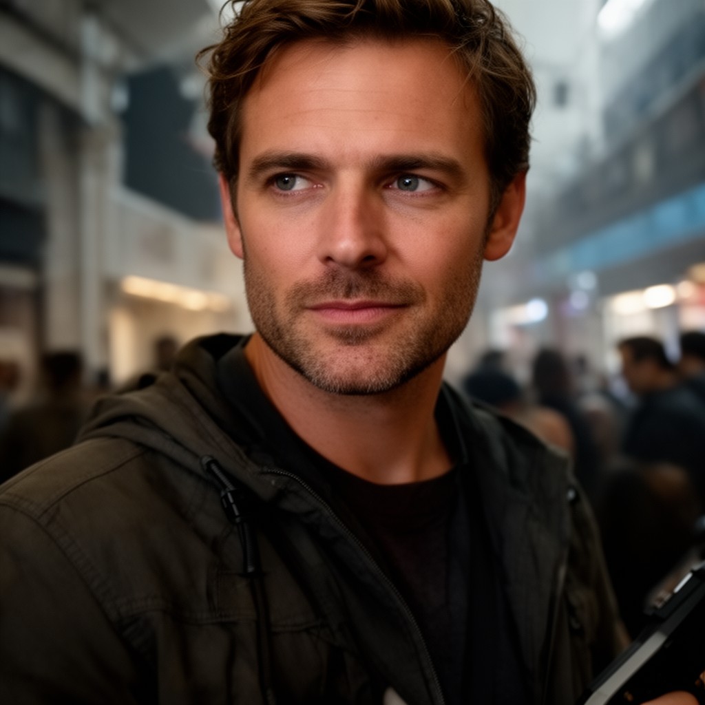 AI-generated illustration of Gavin Hood