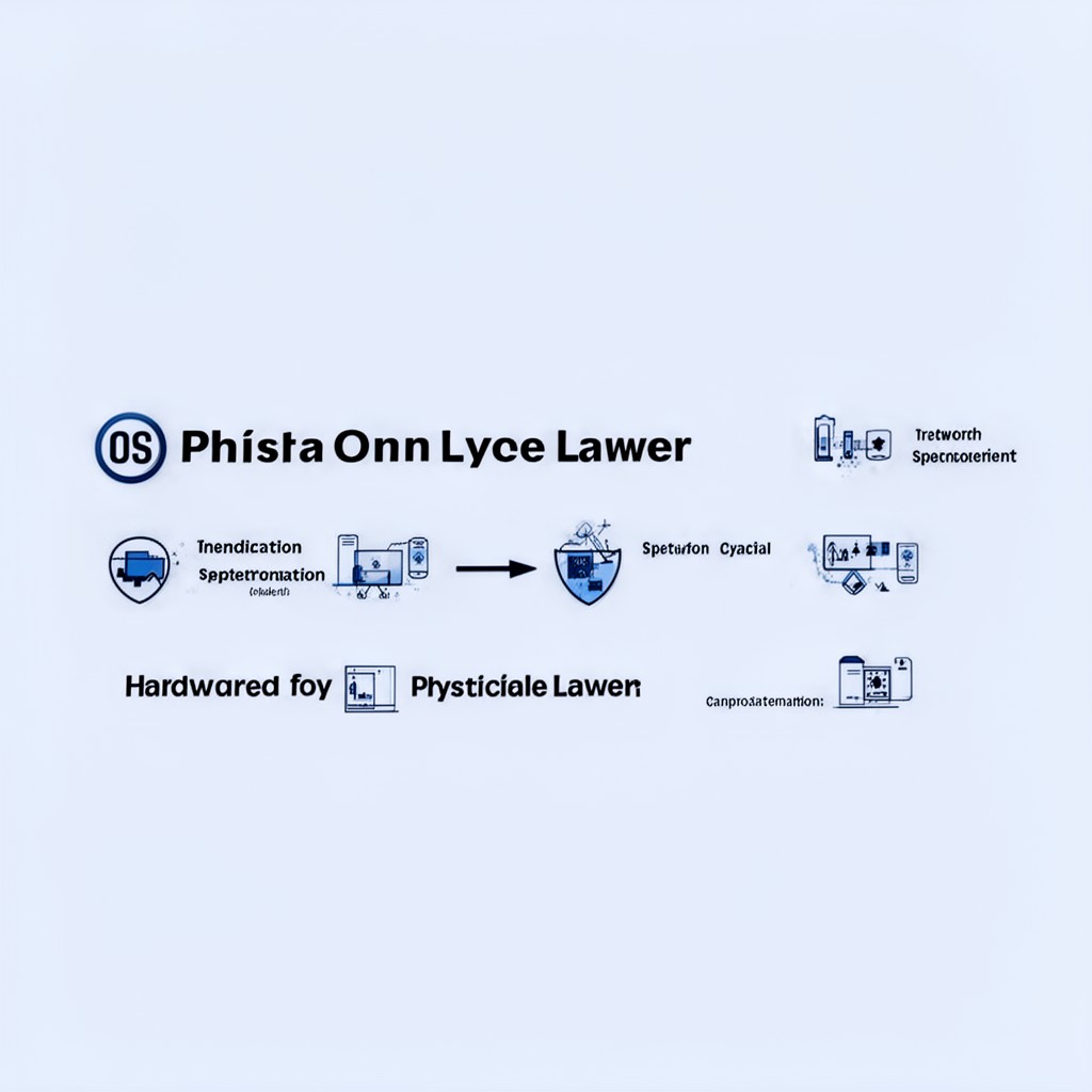 AI-generated illustration of OSI physical layer