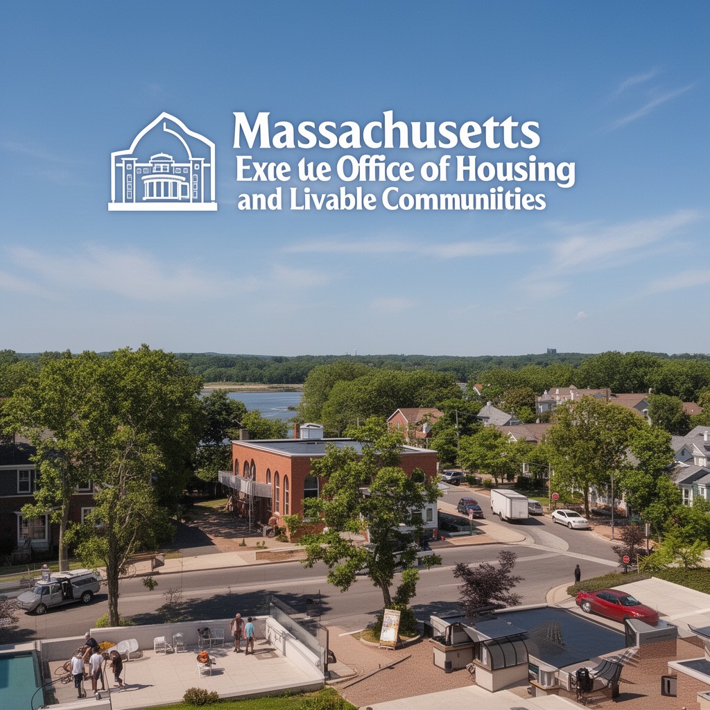 AI-generated illustration of Massachusetts Executive Office of Housing and Livable Communities