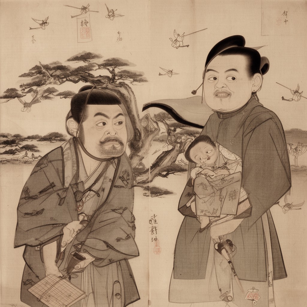 AI-generated illustration of Muromachi period