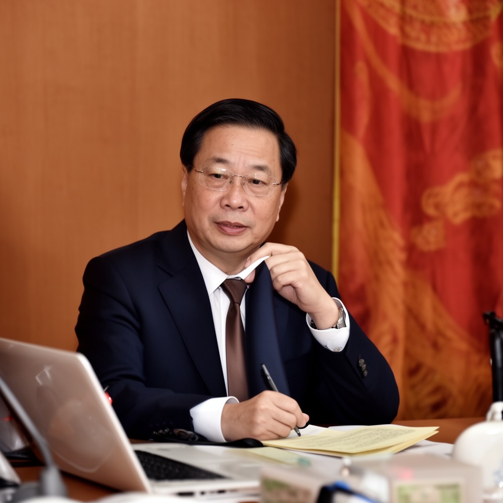 AI-generated illustration of Vice Premier of the State Council of the People's Republic of China