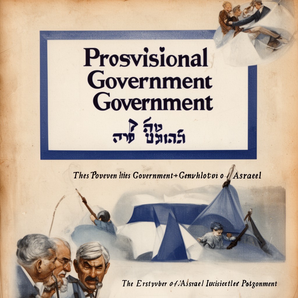 AI-generated illustration of Provisional Government of Israel