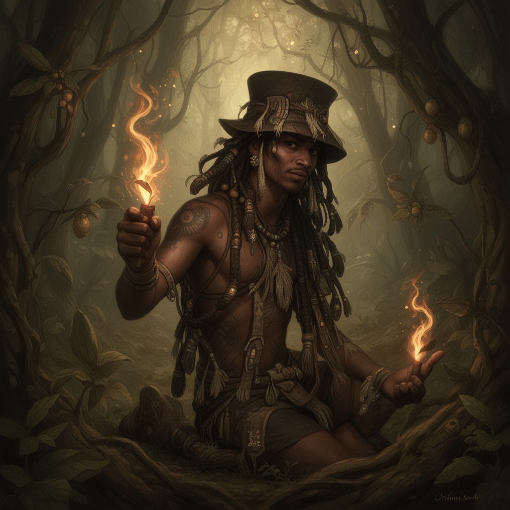 AI-generated illustration of Obeah