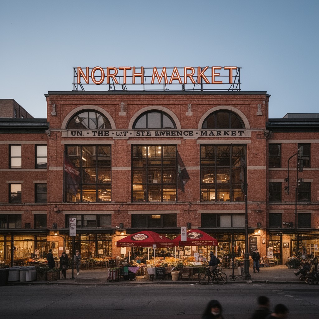 AI-generated illustration of North Market