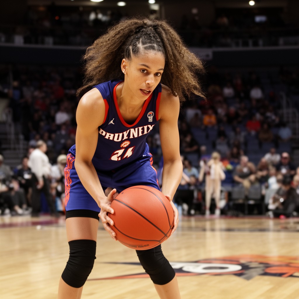 AI-generated illustration of Brittney Griner