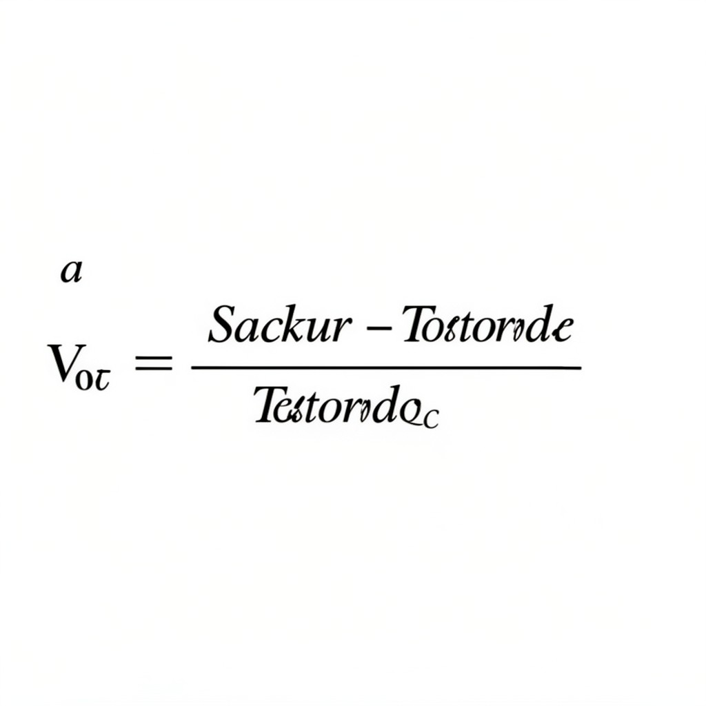 AI-generated illustration of Sackur–Tetrode equation