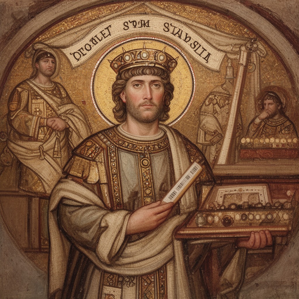 AI-generated illustration of Theodosius I