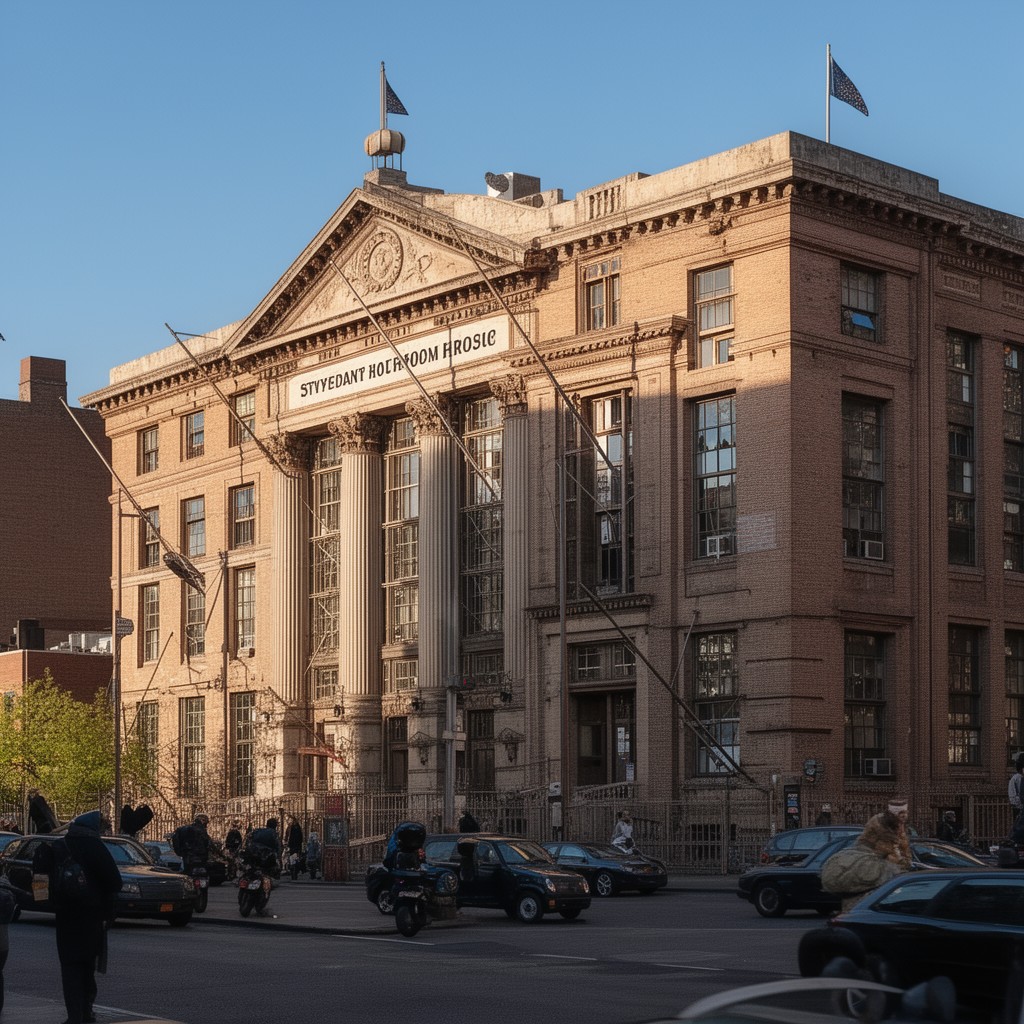 AI-generated illustration of Stuyvesant High School