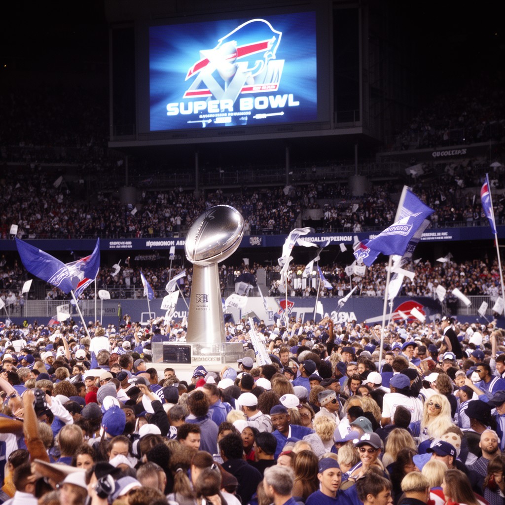 AI-generated illustration of Super Bowl XXVII