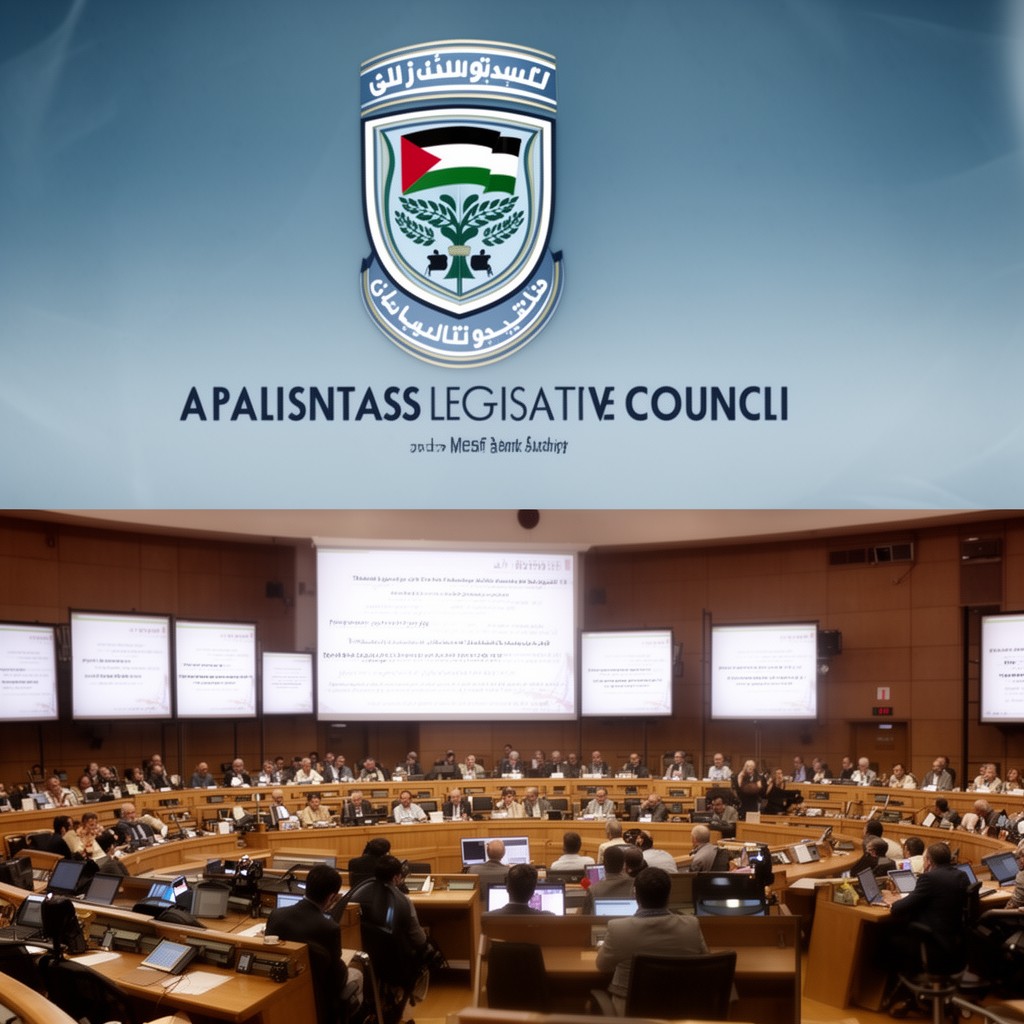 AI-generated illustration of Palestinian Legislative Council