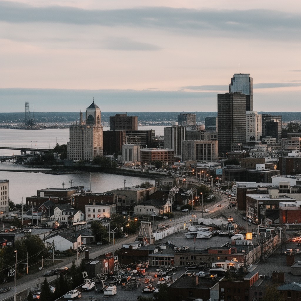 AI-generated illustration of Moncton