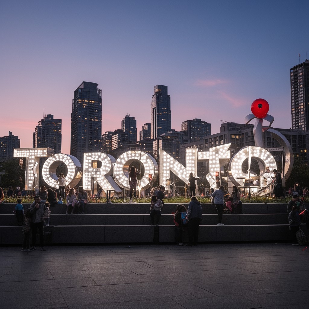 AI-generated illustration of Toronto sign
