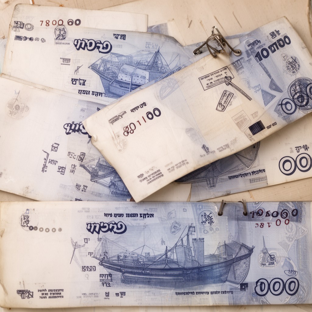 AI-generated illustration of Israeli new shekel