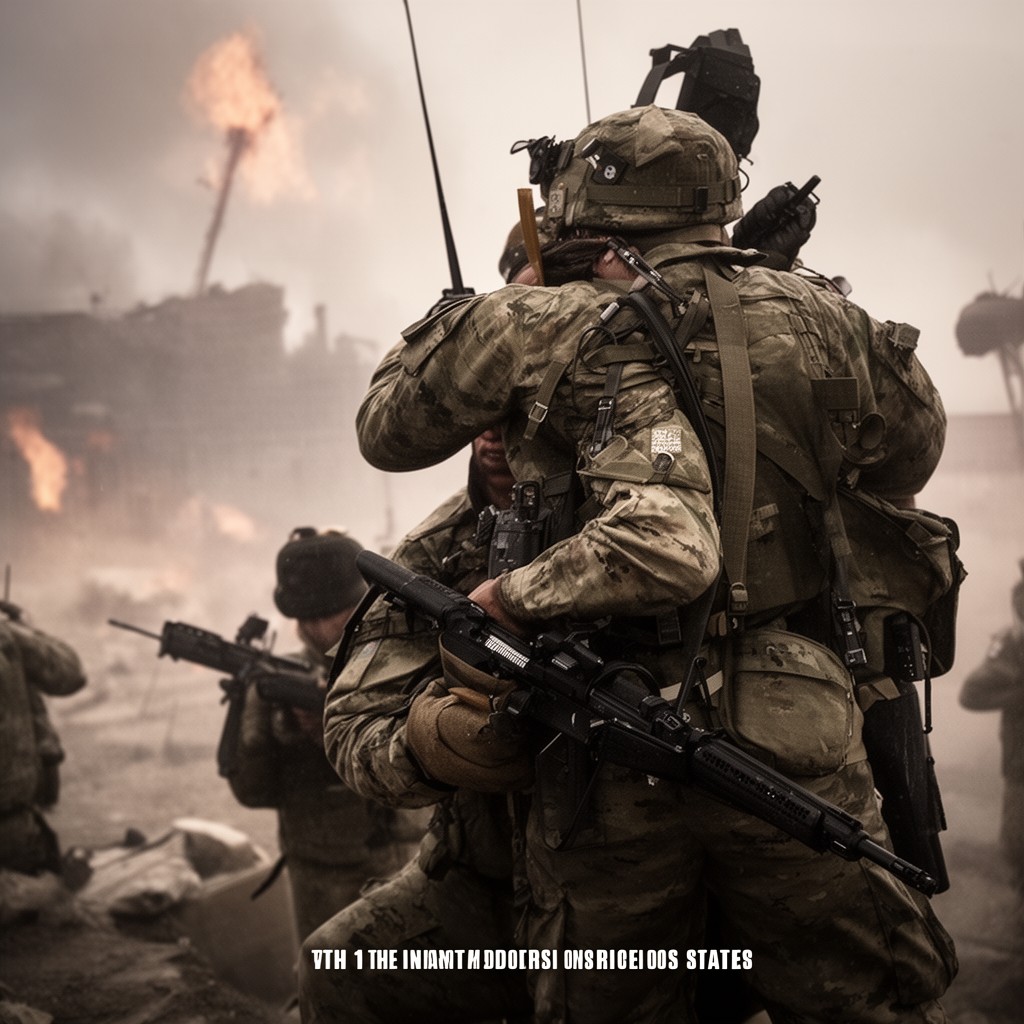 AI-generated illustration of 7th Infantry Division (United States)