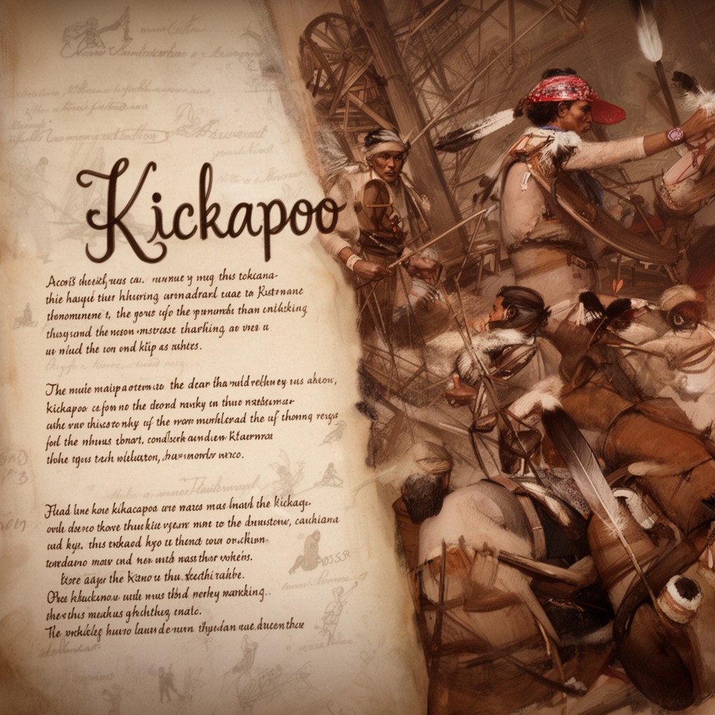 AI-generated illustration of Kickapoo