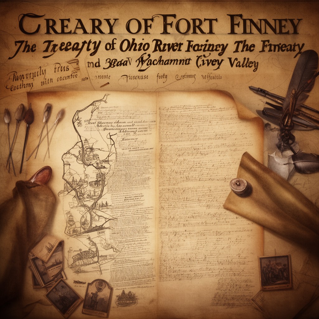 AI-generated illustration of Treaty of Fort Finney