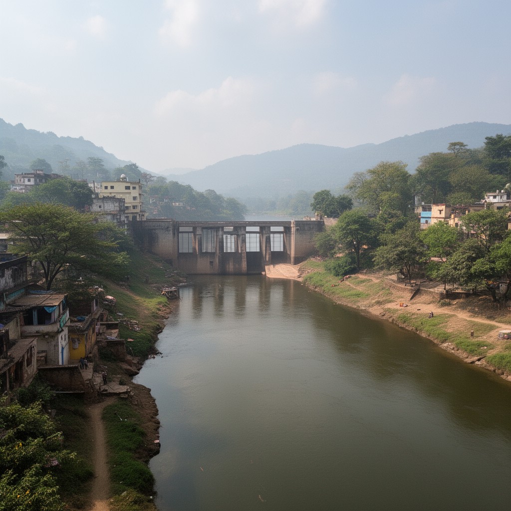 AI-generated illustration of Tawa River