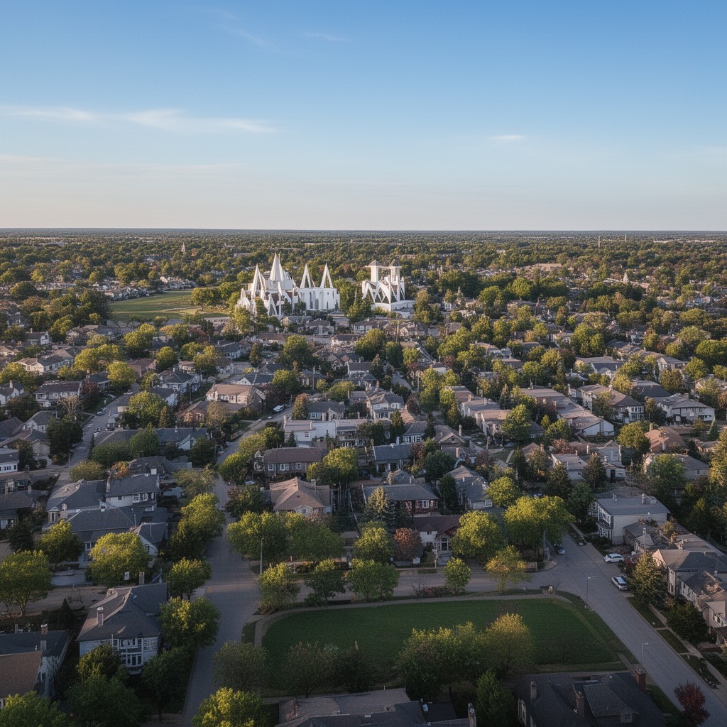 AI-generated illustration of La Vista, Nebraska