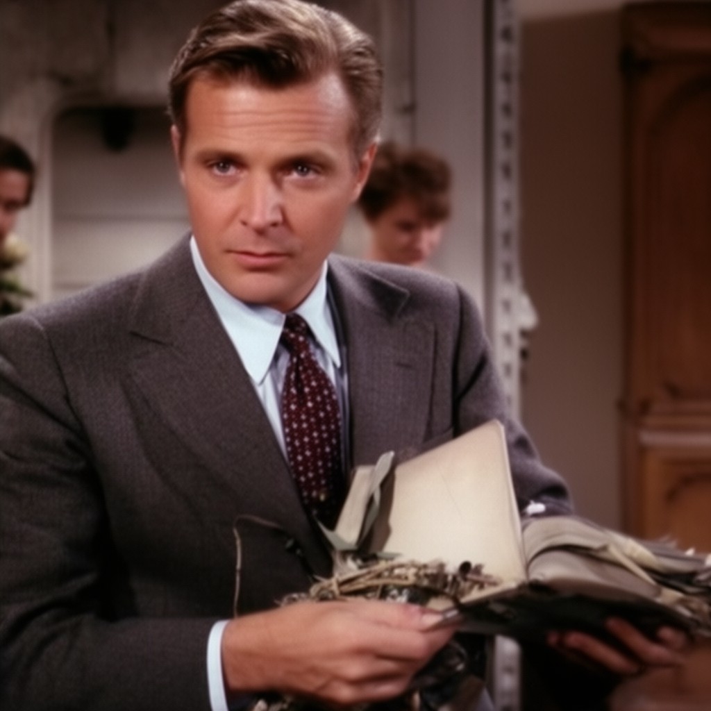 AI-generated illustration of Eddie Albert