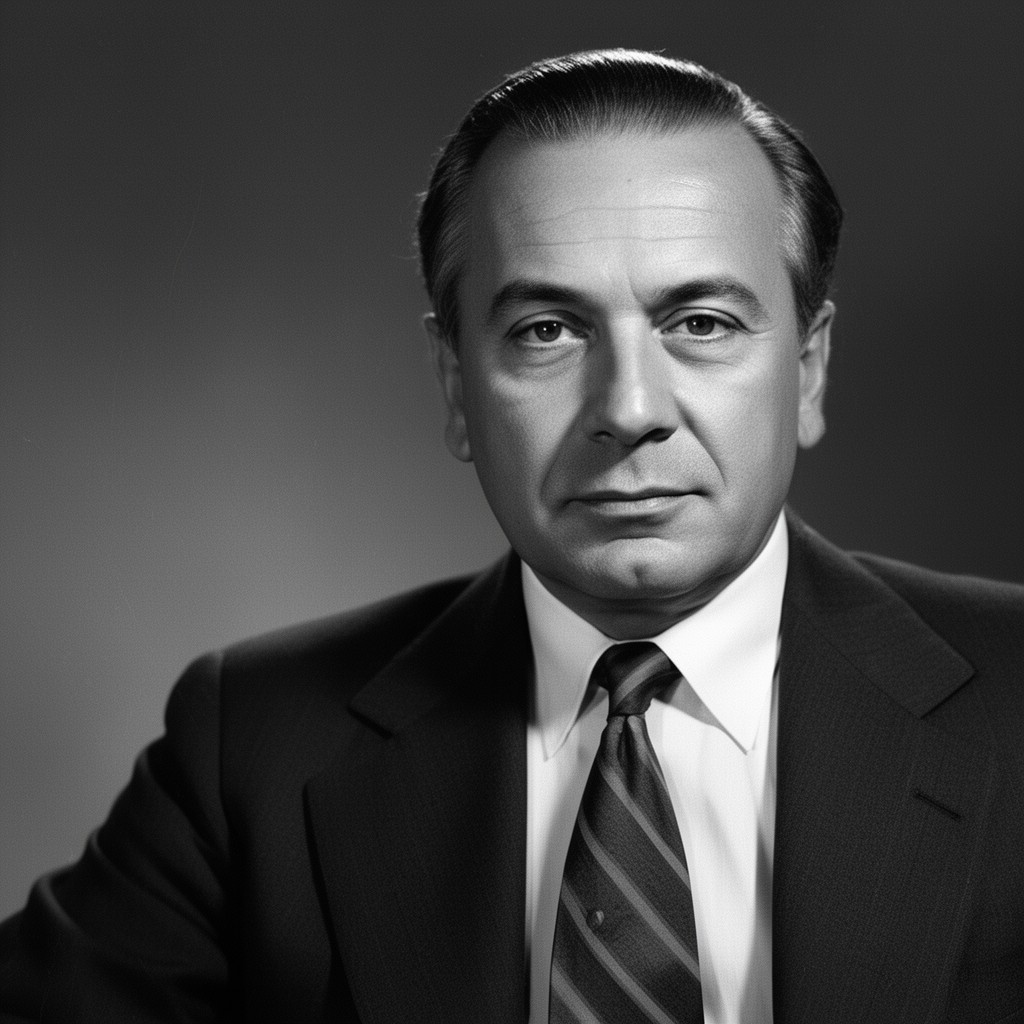 AI-generated illustration of Louis B. Mayer