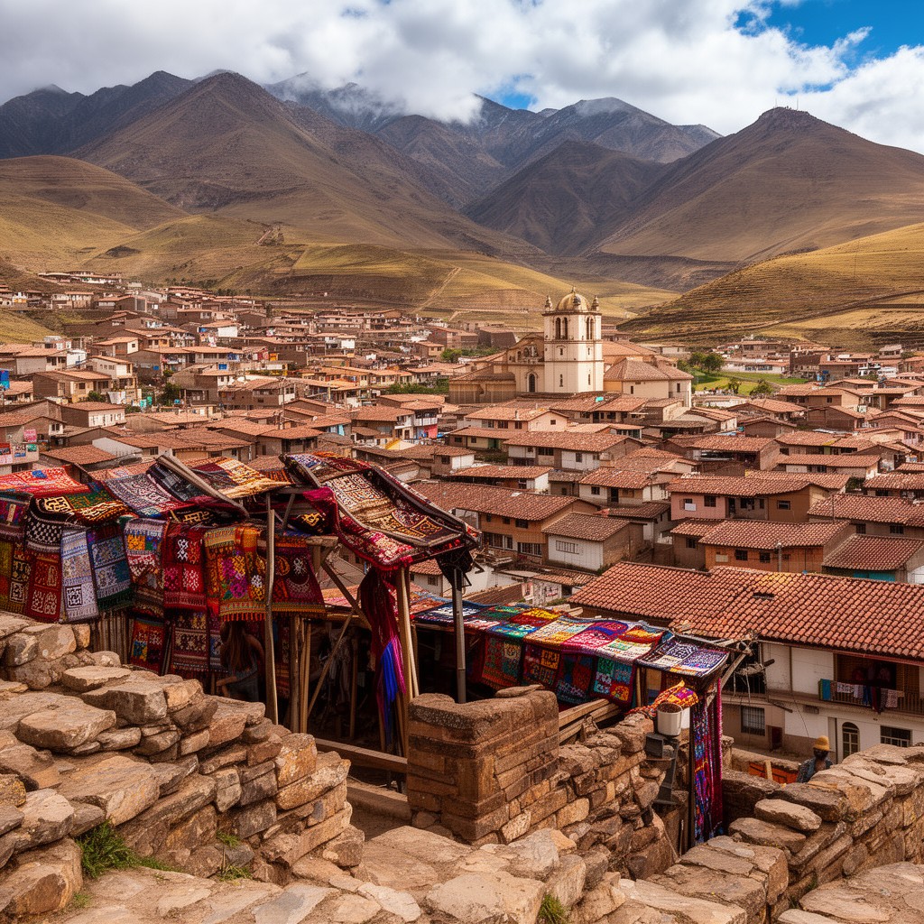 AI-generated illustration of Chinchero